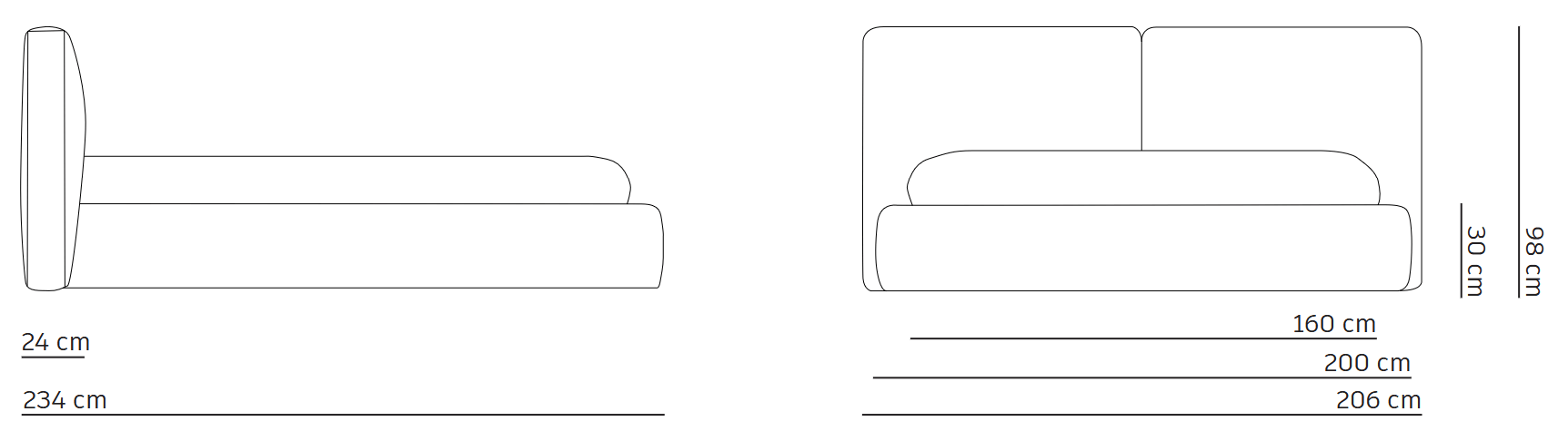 Dimensoes Da Cama Plush Jleal Estofo