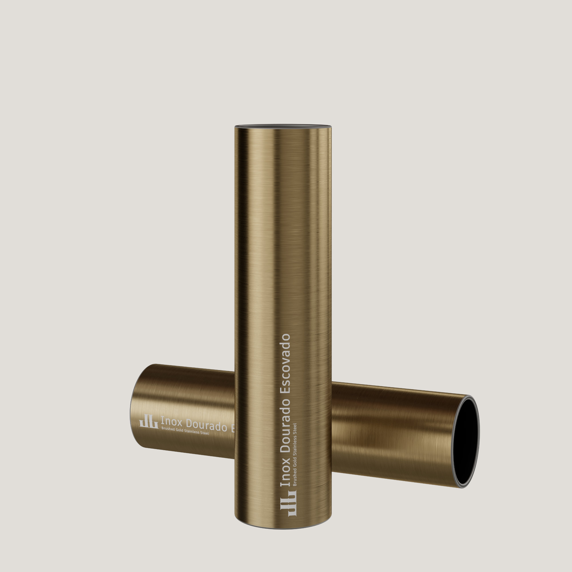 Brushed Gold Stainless Steel Brushed Gold Stainless Steel