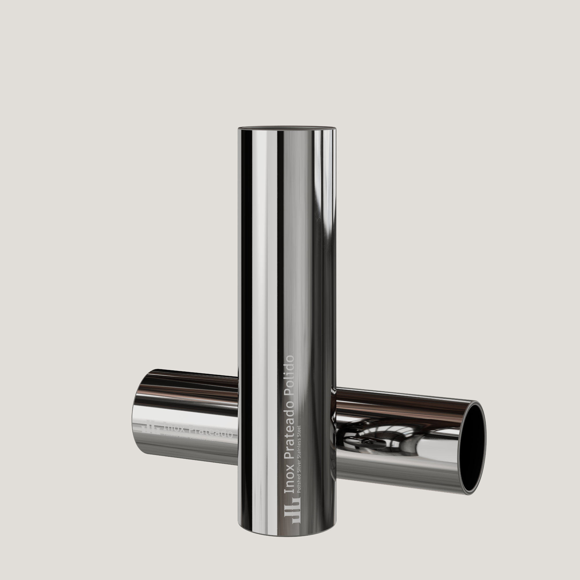 Polished Silver Stainless Steel Polished Silver Stainless Steel